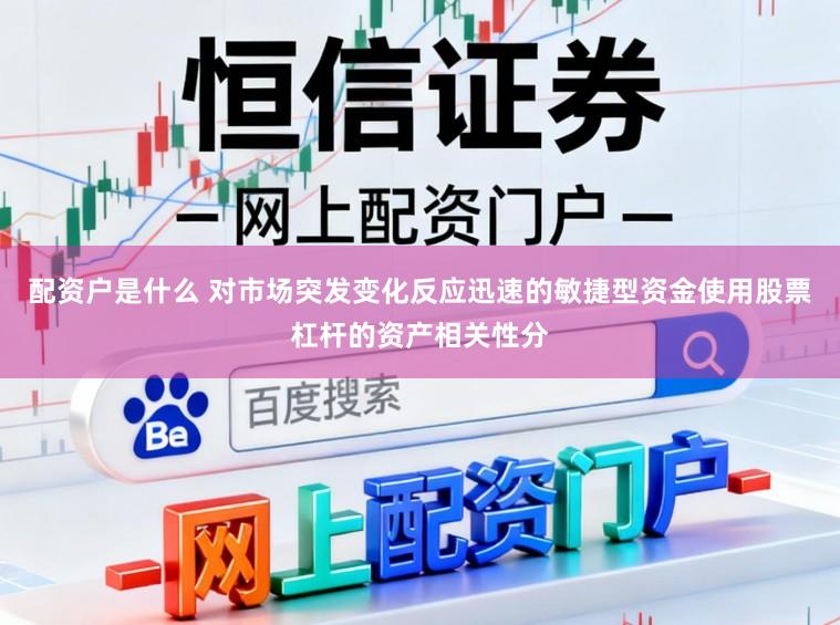 配资户是什么 对市场突发变化反应迅速的敏捷型资金使用股票杠杆的资产相关性分